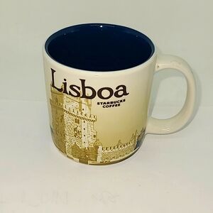 Starbucks Icon Series LISBOA Portugal Demitasse Espresso Mug 3 oz New
